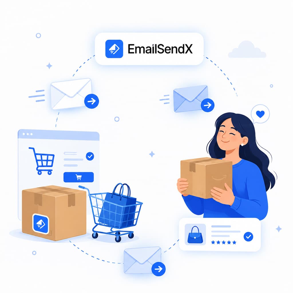 Automated winback email loop bringing a lapsed online shopper back to the store