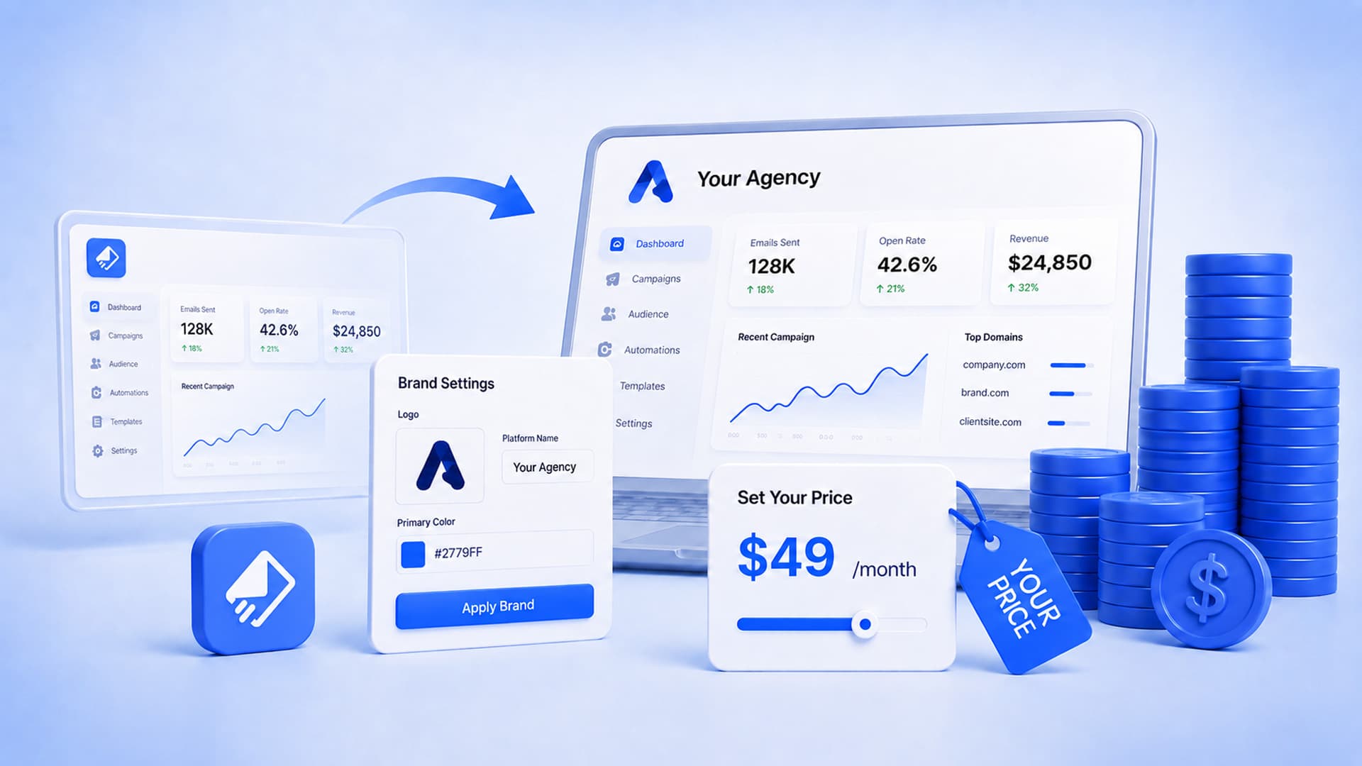 white label email marketing reseller | emailsendx